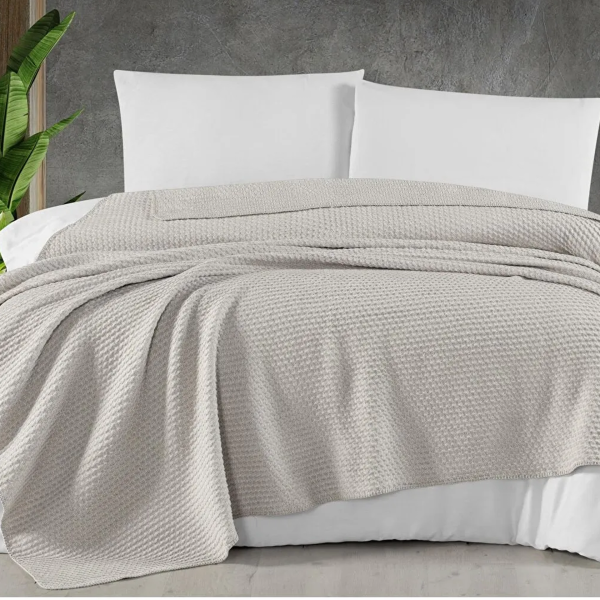 Schafer royal battaniye tek kişilik 150x200 - bej