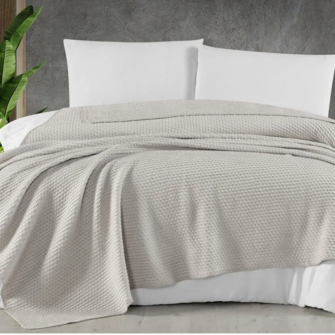 Schafer royal battaniye tek kişilik 150x200 - bej