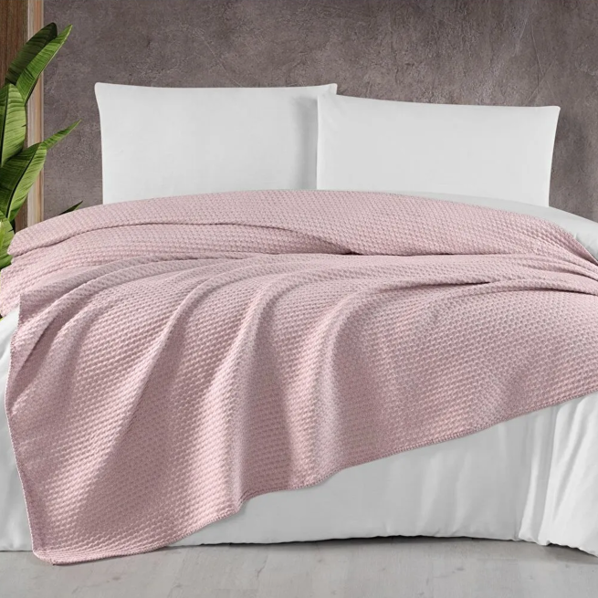 Schafer royal battaniye tek kişilik 150x200 - pudra