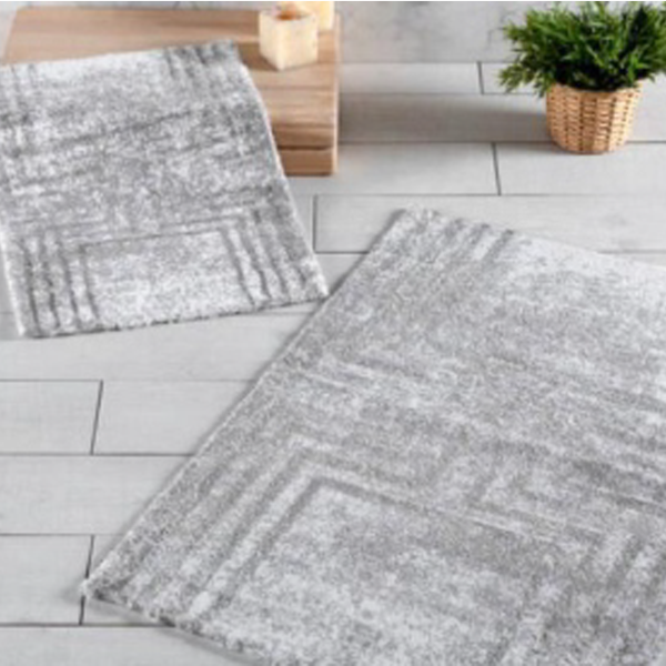 Schafer sofıa pamuk floş 2'li banyo paspsı