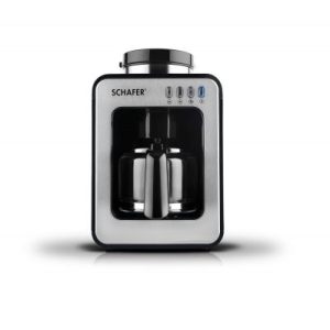 Schafer Barista Öğütücülü Filtre Kahve Makinesi-Siyah