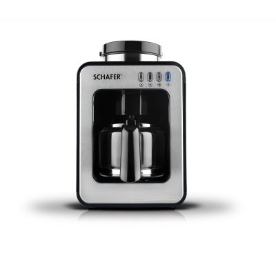 Schafer Barista Öğütücülü Filtre Kahve Makinesi-Siyah