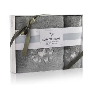 Schafer Blume Havlu Seti 2'li Yeşil