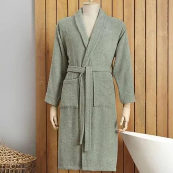 Tek Bornoz - Açık Yeşil