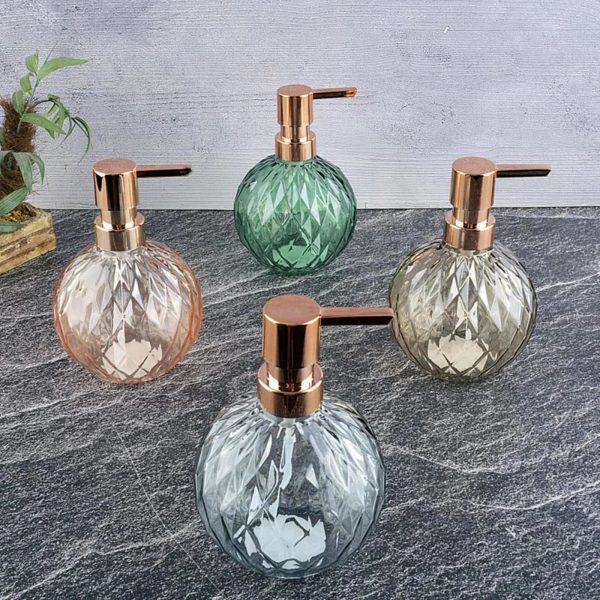 Cam Sıvı Sabunluk 3 Adet