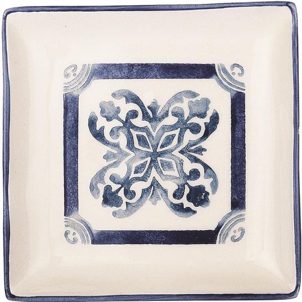 Schafer Wave Kare Tabak 13cm 1 Prç Mavi