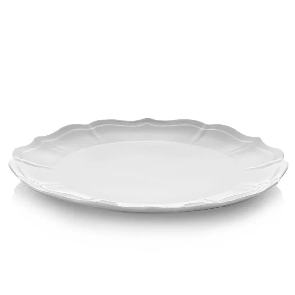 Schafer Lotus Servis Tabağı 26 Cm-1 Parça-Beyaz